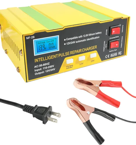 Cargador de batería de automóvil, cargador de batería de 12 V, automóvil de 12 voltios, accesorios de automóvil, cargador de batería de 12 V,