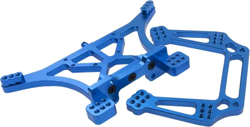 Miniatura 4 de ShareGoo - Soportes de torre de choque delanteros y traseros de metal, parte de actualización de 3638 3639, compatible con Traxxas Slash 2WD Rustler
