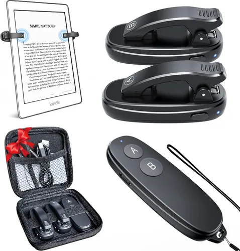 Miniatura 9 de Mando a distancia Kindle Page Turner: Pad eReader Page Turner recargable, botón de Amazon Clicker (no Bluetooth), Kindle Scroller Paperwhite Scribe