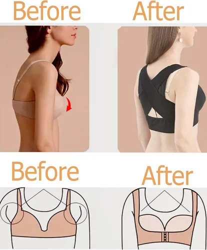 Miniatura 2 de Soporte para el pecho para mujer, corrector de postura, chaleco moldeador, brasier moldeador, brasier push up, soporte de espalda