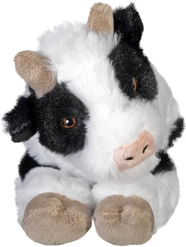 Miniatura 2 de Wild Republic Ecokins Mini vaca, animal de peluche, 8 pulgadas, regalo para niños, juguete de peluche, hecho de botellas de agua recicladas hiladas