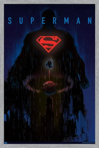 Miniatura 13 de DC Comics: Dark Artistic - Póster de pared de Superman, 34 pulgadas de largo x 22.4 pulgadas de ancho, versión premium sin marco