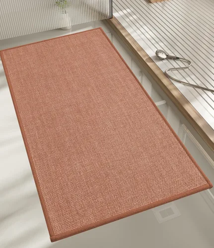 Miniatura 94 de chakme Alfombras de Baño 24x17, Alfombra de Baño Ultra Delgada Antideslizante Pequeña de Secado Rápido Absorbente para Piso de Baño
