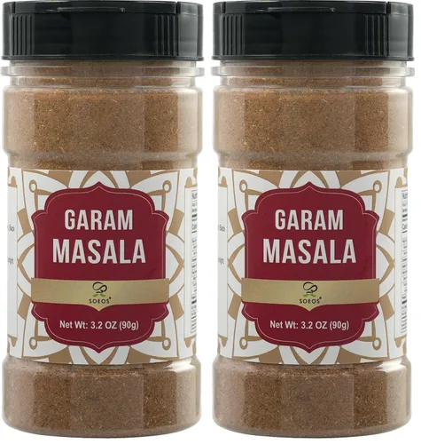 Miniatura 10 de Soeos Garam Masala 12 onzas, mezcla india de 10 especias, mezcla totalmente natural, sin sal, vegano, sin colores, apto para gluten, sin OMG