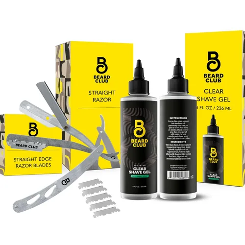 Miniatura 13 de Beard Club - Gel de afeitado prémium para hombres – Crema de afeitar hidratante para hombres para pieles sensibles – Aroma de cedro precisa y Gel