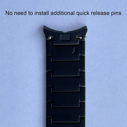 Miniatura 4 de LDFAS Compatible con Samsung Galaxy Watch 7/6 Classic 1.850 in 1.693 in/5 Pro 1.77 pulgadas, sin huecos, correa de metal de acero inoxidable