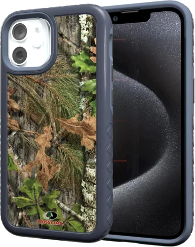Miniatura 47 de cellhelmet Mossy Oak Agua Yellowfin Funda de doble capa en gris diseñada para iPhone 13 Mini a prueba de golpes y caídas, duradera, como se ve