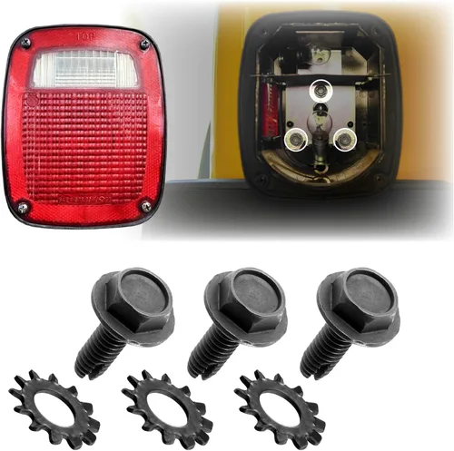 Miniatura 16 de USR 97-06 Wrangler TJ Faros LED de proyector redondos de 7" Pulgadas H6024 con carcasa negra 6024 Haz alto/bajo, faro sellado H6014 (Par) Compatible