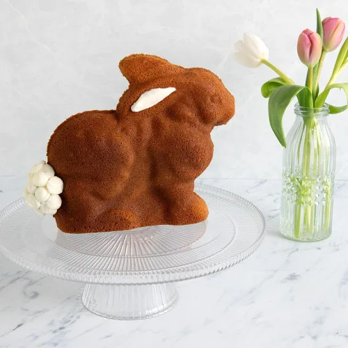 Miniatura 2 de Nordic Ware Molde para pastel 3-D de conejo de Pascua