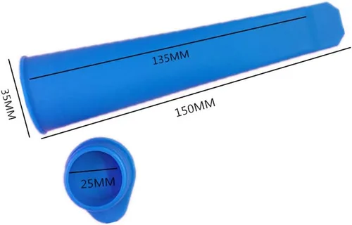 Miniatura 5 de SEIWEI Molde de silicona para paletas de helado, 5 piezas, bolsa de paletas para helados, fabricante de moldes para paletas de hielo con tapa