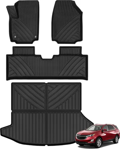 Miniatura 10 de YITAMOTOR Gen2 Alfombrillas de Piso para Chevrolet Equinox/GMC Terrain 2018-2024, TPE Revestimientos de Piso Personalizados para Todo Clima