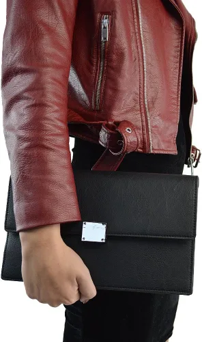 Miniatura 4 de Bolso de mano de cuero sintético para mujer