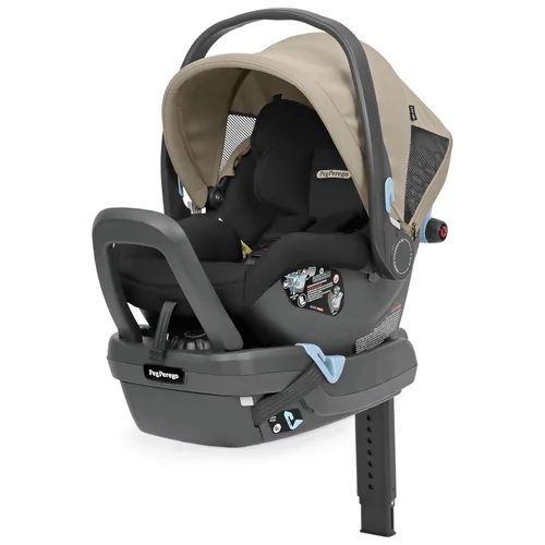 Peg Perego Primo Viaggio Nido - Asiento de automóvil infantil orientado hacia atrás - Incluye base con pata de carga y barra antirrebote - para