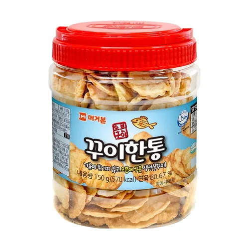 Miniatura 8 de [Officical MURGERBON] Bocadillo de pescado horneado con sabor a algas marinas (lavanda) y sésamo, 6.35 oz (180 g)