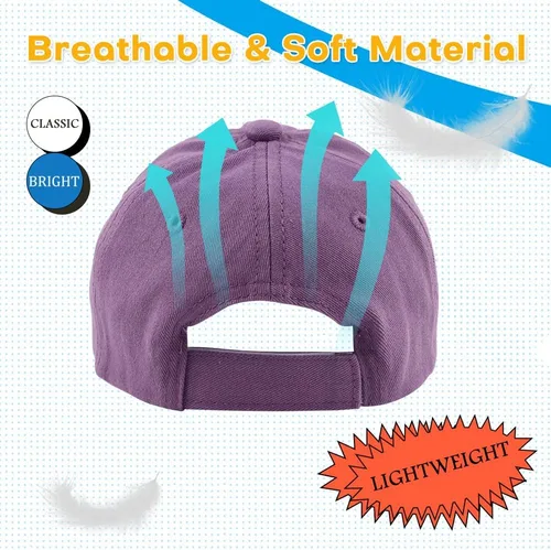 Miniatura 65 de Peecabe Gorra de béisbol para niños pequeños, unisex, de algodón, ajustable, para bebés, niños, gorra de béisbol para niñas de 1 a 5 años