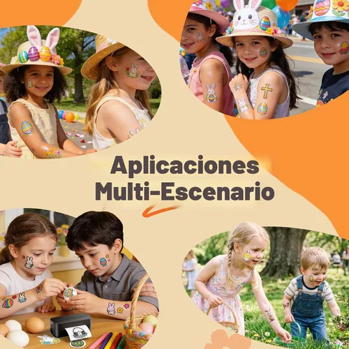 Miniatura 9 de Phomemo TK32 - Kit de tatuaje temporal para niños a partir de 8 años, impresora térmica de tatuajes Bluetooth, crea e imprime tatuajes temporales