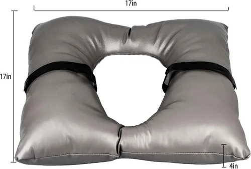 Miniatura 2 de Cojín de asiento para mesita de noche, 16 x 16 pulgadas, funda de cojín suave impermeable, silla cómoda, cojín de ajuste universal para ancianos