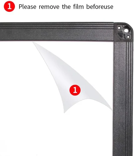 Miniatura 5 de VIZ-PRO Pizarra blanca magnética/pizarra de borrado en seco con marco de aluminio negro, 48 x 24 pulgadas, con 1 borrador, 4 imanes y 14 marcadores