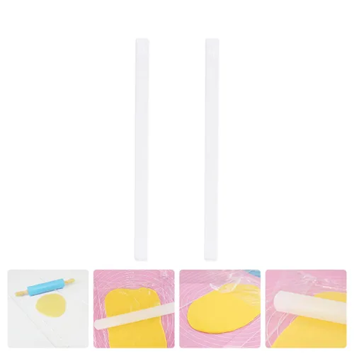 Miniatura 8 de Snack Crackers - Juego de 2 niveladores de pasta y fondant de 0.157 pulgadas (0.157 in), tiras de masa medidoras acrílicas, guías de pastilla