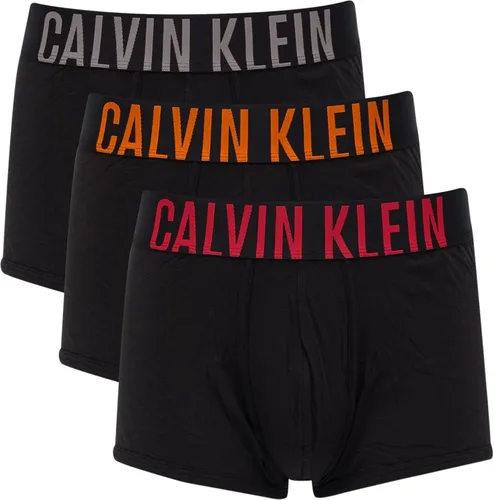 Calvin Klein Intense Power Mirco - Paquete de 3 baúles (negro con exactosambaplata, XL), Cuerpos negros con exactosambaplata