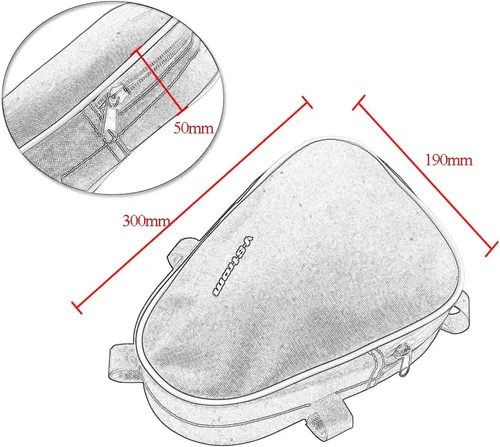 Miniatura 4 de Para V-Strom 650 DL650 DL1000 VSTROM650 VSTROM1000 Accesorios Moto Marcos Crash Bars Bumper Impermeable Bolsa Reparación Herramienta Bolsas