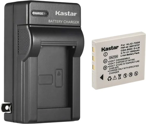 Miniatura 10 de Kastar 2-Pack Battery and AC Wall Charger Replacement for Sanyo NP-40 Battery - UF553436 Charger for Sanyo Xacti VPC-E1075, VPC-E1090, VPC-E760
