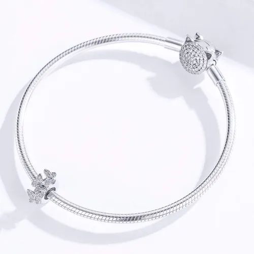 Miniatura 3 de BISAER Colgantes de plata de ley 925 para pulseras tapones