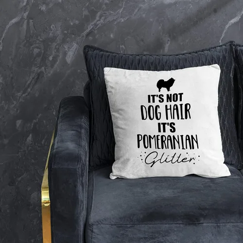 Miniatura 2 de Nogrit Pomeranian Gifts - Funda de almohada de 18 x 18 pulgadas, regalo para amantes de los perros, mamá, papá, para mujeres y hombres, no es pelo