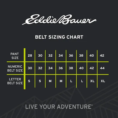 Miniatura 6 de Eddie Bauer Men's Casual Jean Leather Belts in Black, Brown, and Tan, Multiple Sizes