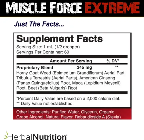 Miniatura 7 de Muscle Force Extreme - Paquete de 2 botellas de fórmula patentada de 345 mg, nuestro spray de fuerza y resistencia más fuerte, mejora la fuerza