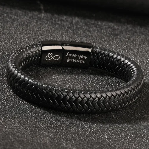 Miniatura 5 de Regalos para el día del padre, regalos de graduación para hombres, pulsera de cuero para hombre, relleno de calcetines para adolescentes, regalos