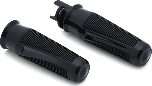 Miniatura 2 de Kuryakyn 5766 Accesorio para manillar de motocicleta: Phantom Hand Grips para motocicletas indias 2014-17, cromado, 1 par