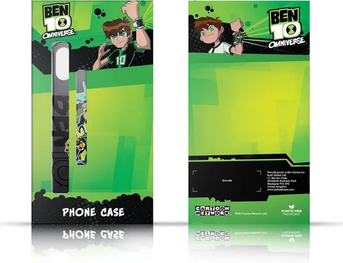 Miniatura 6 de Head Case Designs Con licencia oficial de Ben 10: Omniverse Character Art Graphics - Funda de piel tipo cartera compatible con Motorola Moto G82 5G