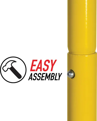 Miniatura 5 de Franklin Sports - Poste de portería de fútbol americano de acero auténtico de 8.5' x 5.5' - Poste para niños - Juego de postes de portería de fútbol