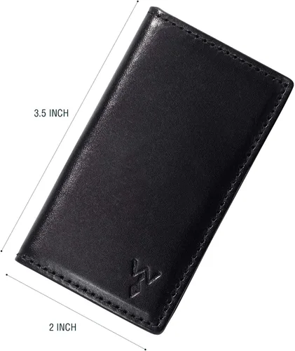 Miniatura 3 de Würkin Stiffs - Juego de collar magnético para viajes + espray protector de ropa surtido, funda tipo cartera de cuero negro, espray protector