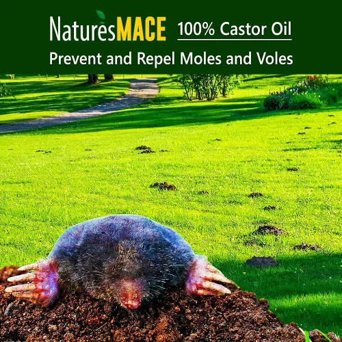Miniatura 7 de Repelente de mole, 100 % aceite de castor, 32 onzas, concentrado