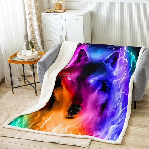 Miniatura 13 de Manta Sherpa de esquí para deportes de esquí, manta de felpa para deportes de invierno, manta de forro polar para sofá, cama, paisaje de nieve