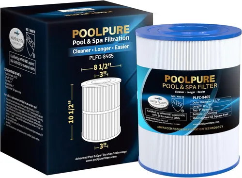 POOLPURE Filtro de spa C-8465 sustituye a Watkins 31114, Pleatco PWK65, Filbur FC-3960, 71827, 71828, Watkins - Filtro de spa Tiger River de 65 pies