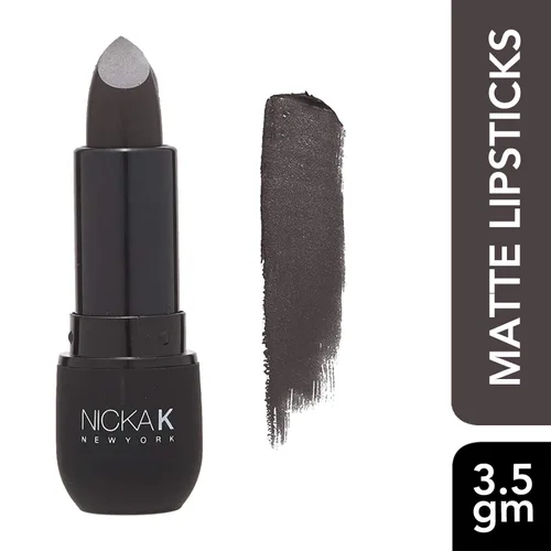 Miniatura 2 de Lápiz de labios mate Nicka K. , Negro