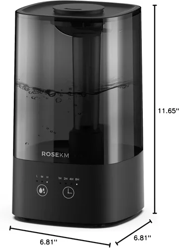Miniatura 8 de ROSEKM Humidificadores de 4.5L para dormitorio, humidificadores para habitación grande del hogar, humidificadores de niebla fría para bebés
