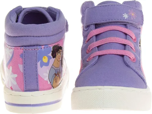 Miniatura 2 de Disney Encanto Shoes - Tenis de lona para niña, Mirabel Luisa Isabella, personaje de princesa, atléticos, casuales, de lona, sin cordones