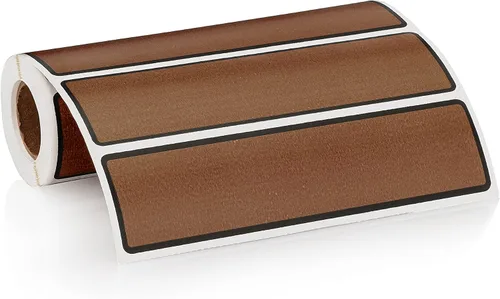 Miniatura 20 de Carstens Etiquetas adhesivas adhesivas, 5 3/8 x 1 3/8 pulgadas, etiquetas para carpetas de anillos de 1.5 a 4 pulgadas, lavanda, rollo de 200