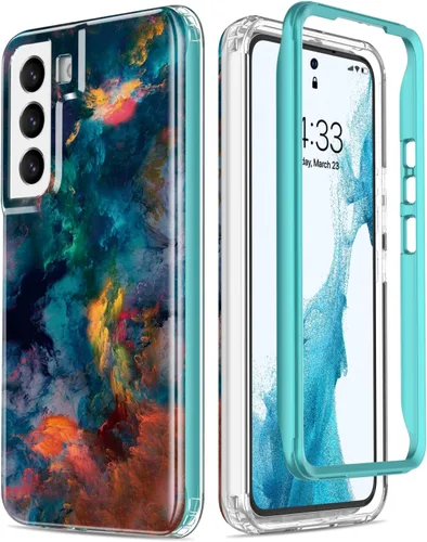 Miniatura 14 de Esdot Funda para Samsung Galaxy S22, Grado Militar Aprobada en Prueba de Caída de 21 pies, Cubierta Resistente con Diseños de Moda para Mujeres