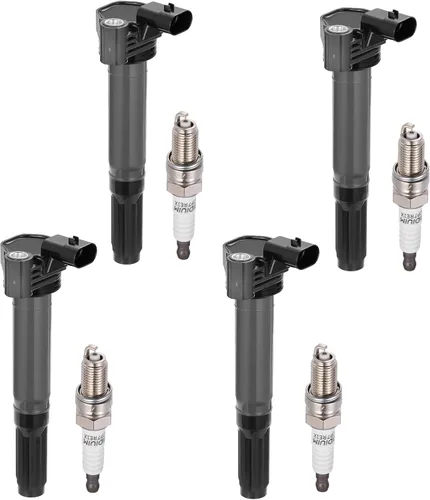 Miniatura 41 de BDFHYK Paquete de bobinas de encendido UF535 y bujías de iridio 95983 compatibles con Mercedes-Benz C230 C280 CLK350 E350 ML350 SLK280 Dodge