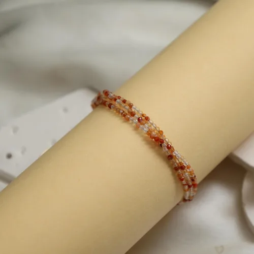Miniatura 32 de Gempires Natural Multi Strand Beaded Bracelets Lightweight Handmade Gemstone Jewelry Hypoallergenic 8 Inch Gold Plated Stylish Everyday Wear Jewelry