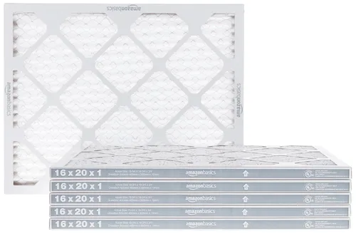 Miniatura 18 de Amazon Basics Paquete de 6 filtros de aire de 20 x 20 x 1 para horno de CA MERV 11 (tamaño real: 19.75 x 19.75 x .75 pulgadas)