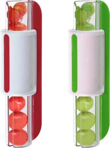 Cortador de tomate multifunción Cortador de uva Cortador de frutas pequeñas Accesorios de cocina de uva Herramienta de decoración de pasteles Verde