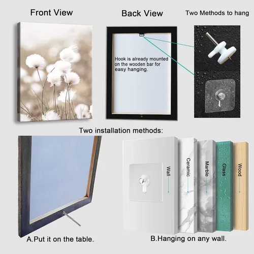 Miniatura 6 de 7 reglas de la vida - Decoración de pared motivacional sobre lienzo para impresiones de aula, impresiones inspiradoras de arte de pared