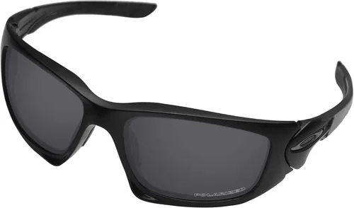 Miniatura 2 de BroLizard 2.0mm Thick Polarized Lens Replacement for Oakley Scalpel OO9095 Sunglasses - Black Titanium Polarized Lenses Mirror Coating