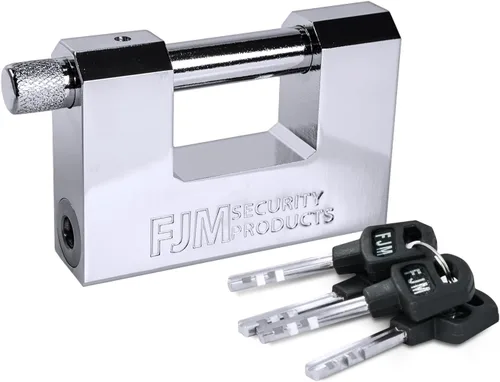 Miniatura 9 de FJM SPSA60-KA - Candado de alta seguridad estilo D, mejora del hogar, cerradura antirrobo para remolque, cerradura para bicicleta y cerradura